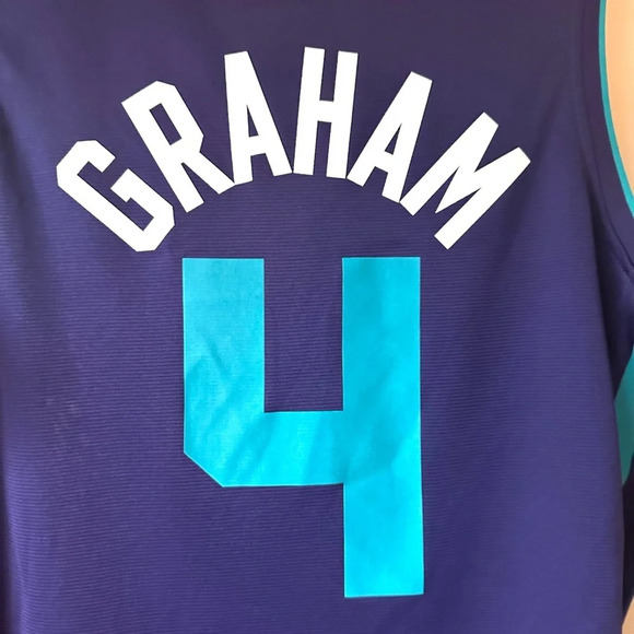 Fanatics Charlotte Hornets Devonte Graham Jersey - Statement Edition - Size M - Picture 9 of 11